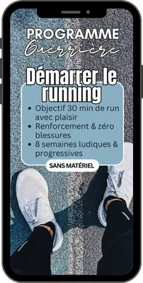 Aperçu du programme Guerrière Démarrer le Running